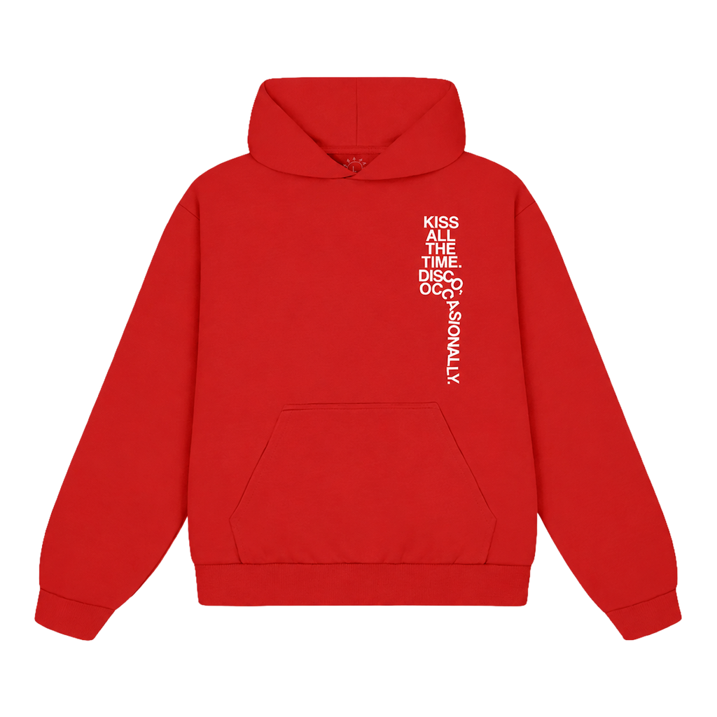 TRACKLIST HOODIE, RED