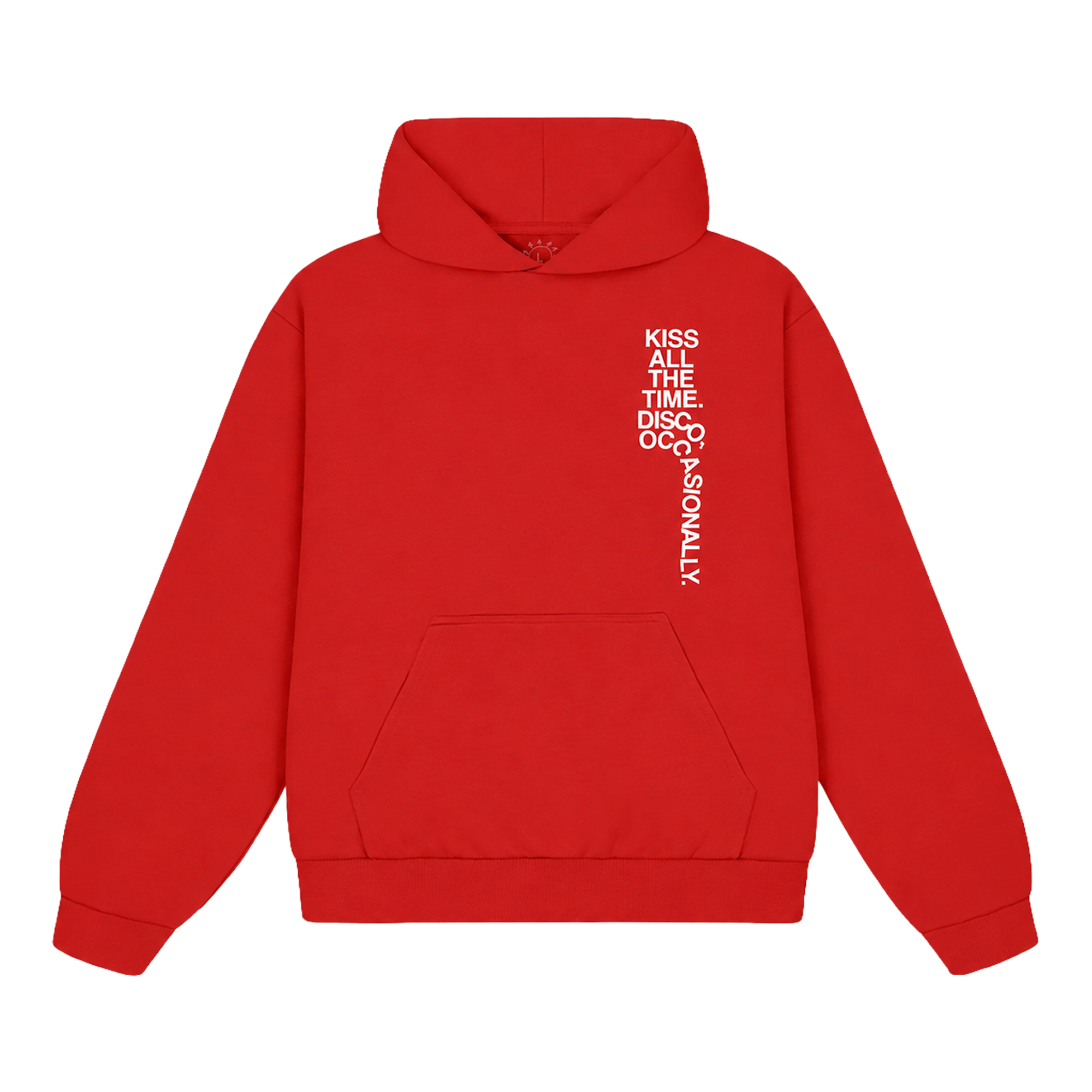 TRACKLIST HOODIE, RED